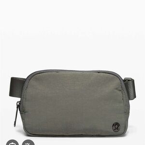 Lululemon belt bag - gray sage